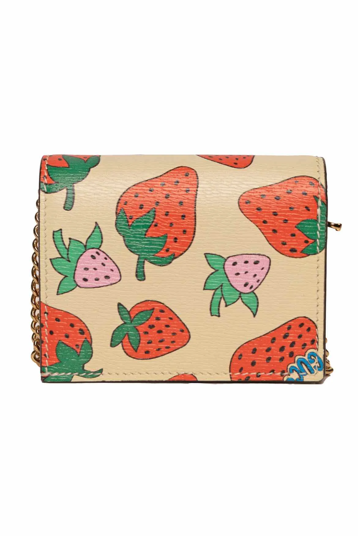 Gucci Zumi Strawberry Wallet On Chain