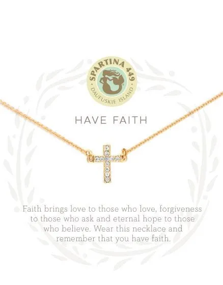 Have Faith Cross Necklace