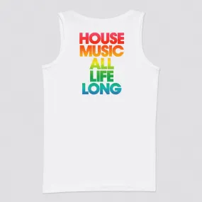 House Music All Life Long Rainbow Tank