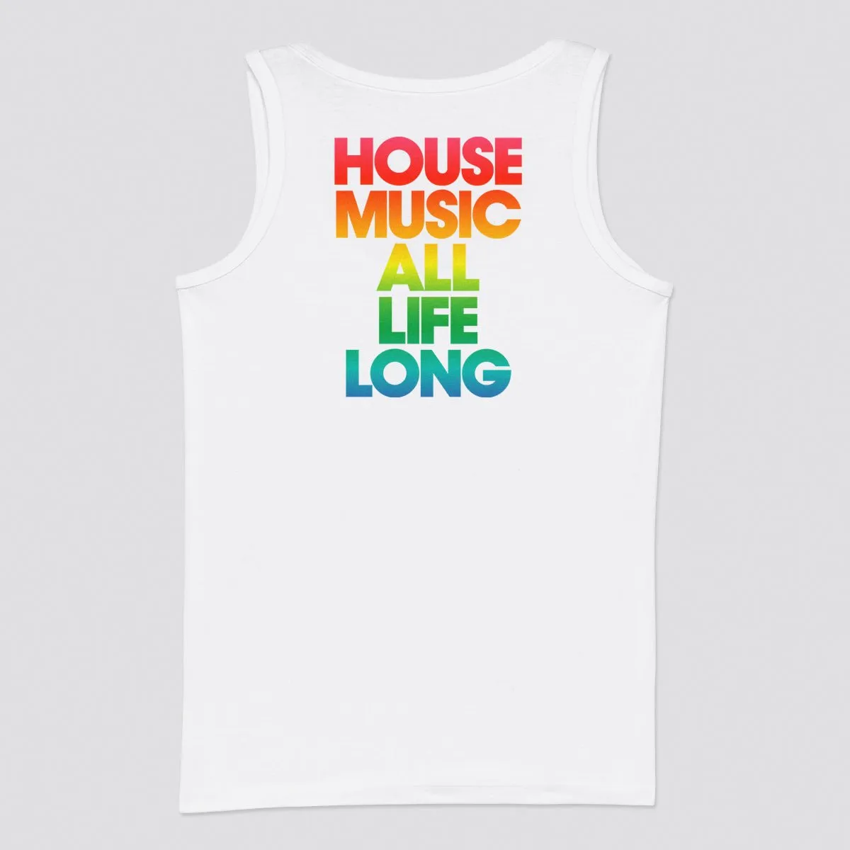 House Music All Life Long Rainbow Tank