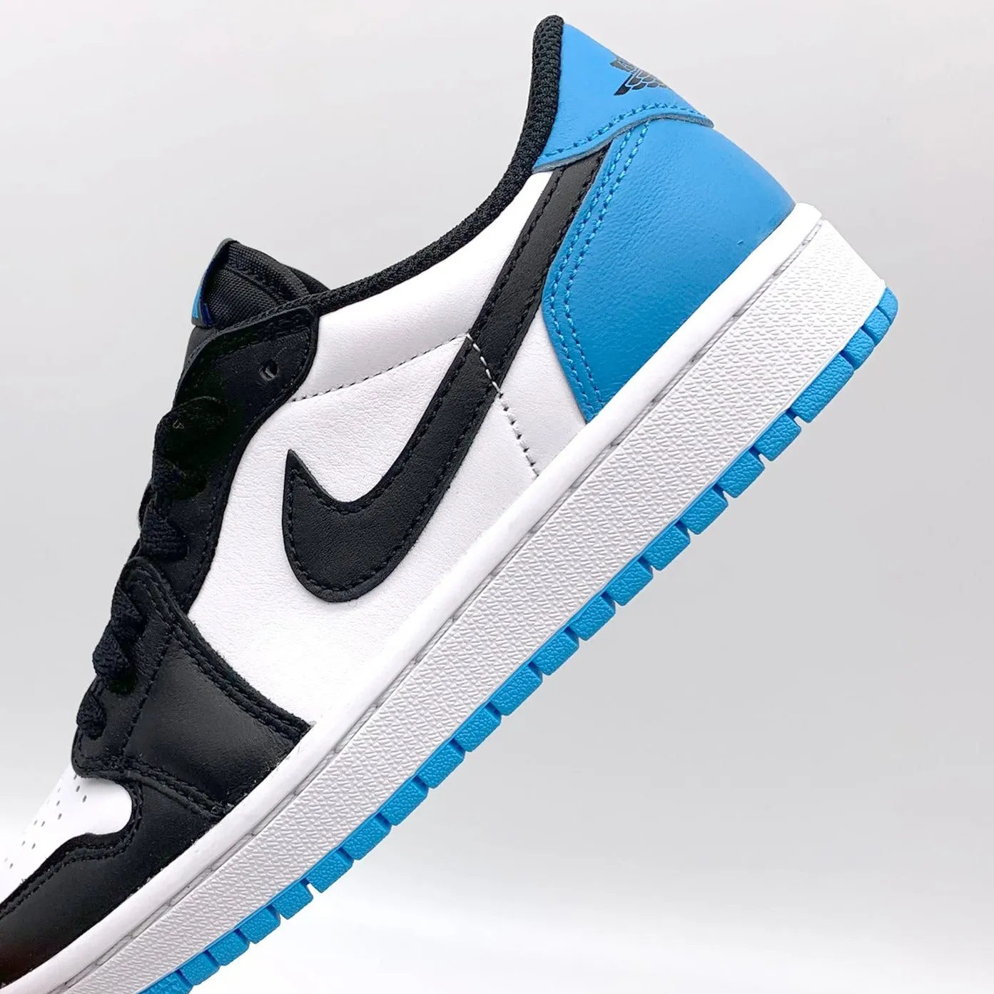 Jordan 1 Retro Low OG Black Dark Powder Blue