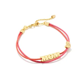 Kendra Scott Mom Multi Strand Friendship Bracelet in Pink Mix and Gold