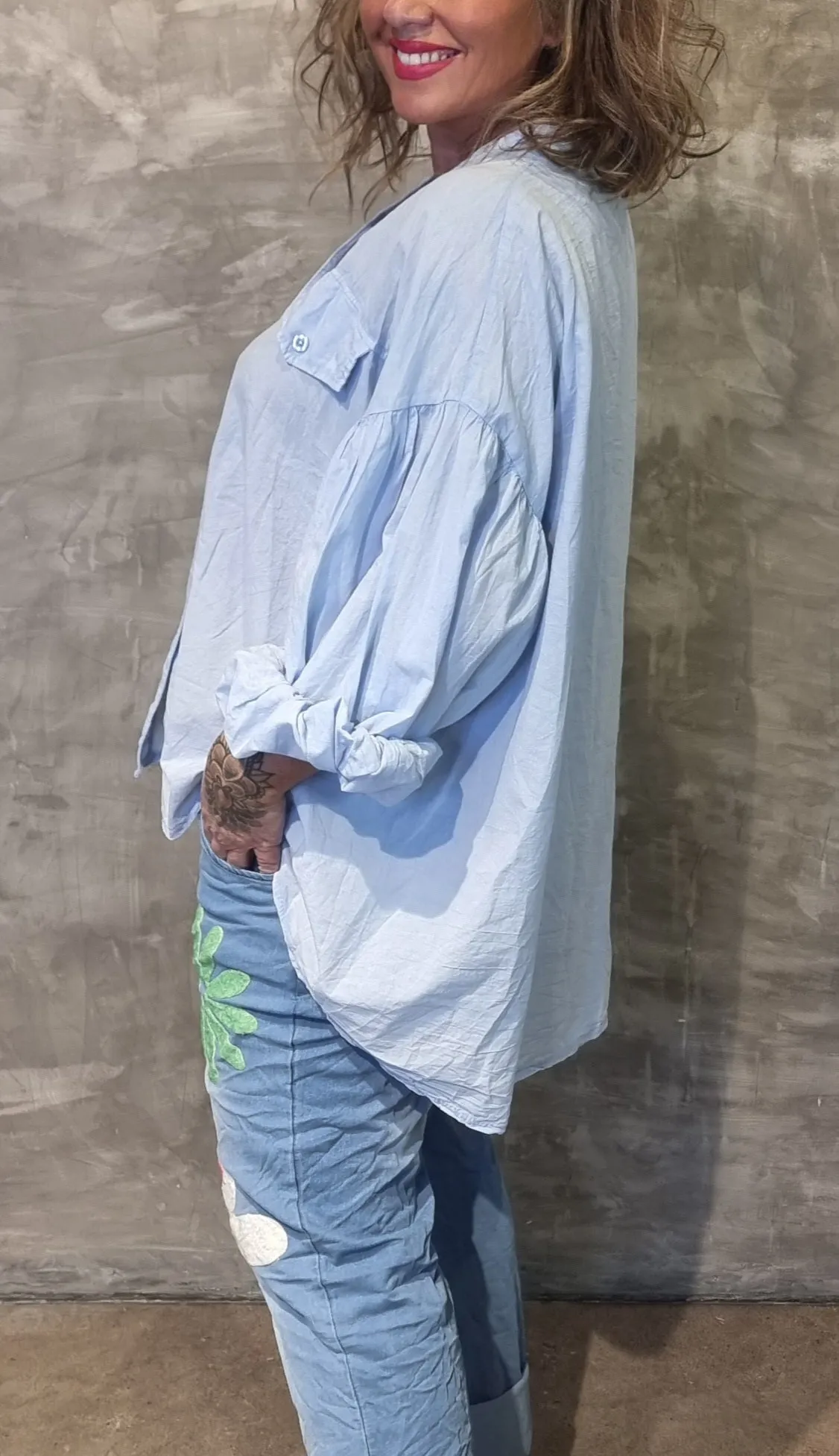 Kira Shirt Light Blue