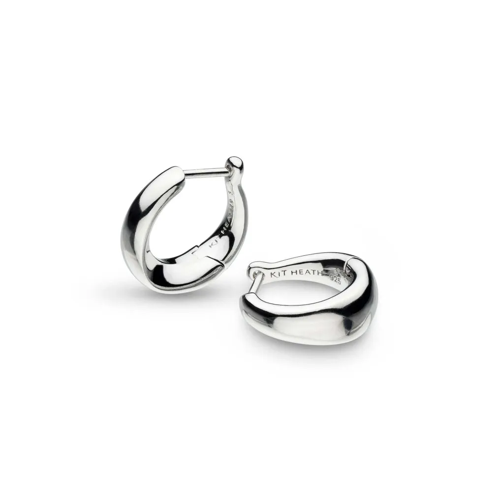 Kit Heath Bevel Cirque Small Huggie Hoop Earrings