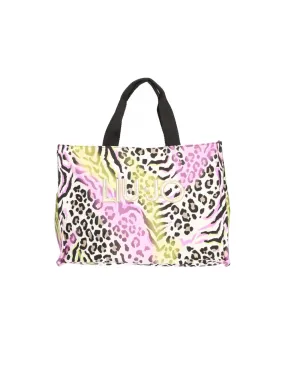 L Tote Printed Canvas - Macula Pink