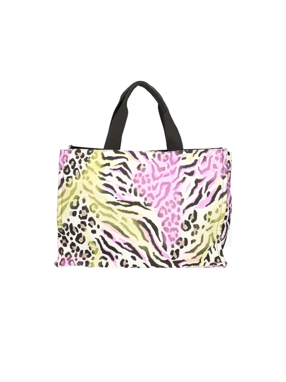 L Tote Printed Canvas - Macula Pink