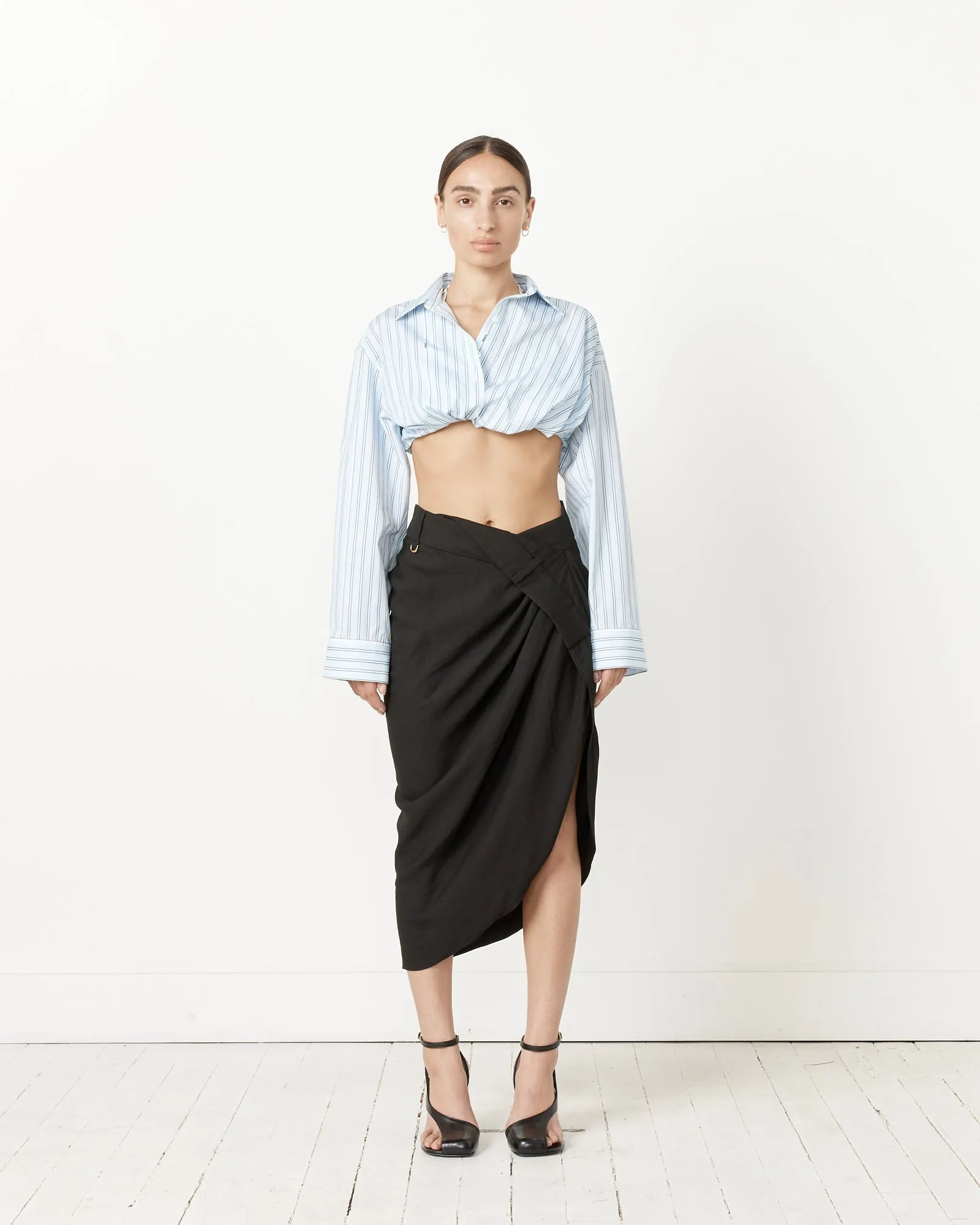 La Jupe Saudade Skirt in Black