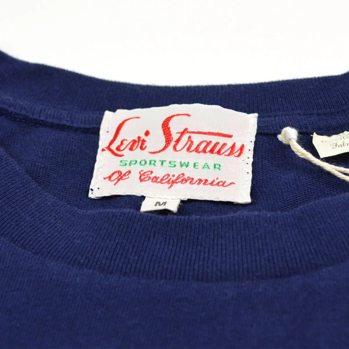 Levi's Vintage Clothing - 1950's Pocket T-shirt - Bright Navy