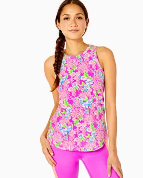 Lilly Pulitzer Women's UPF 50  Luxletic Westley Tank Top - Amethyst Moms The Word