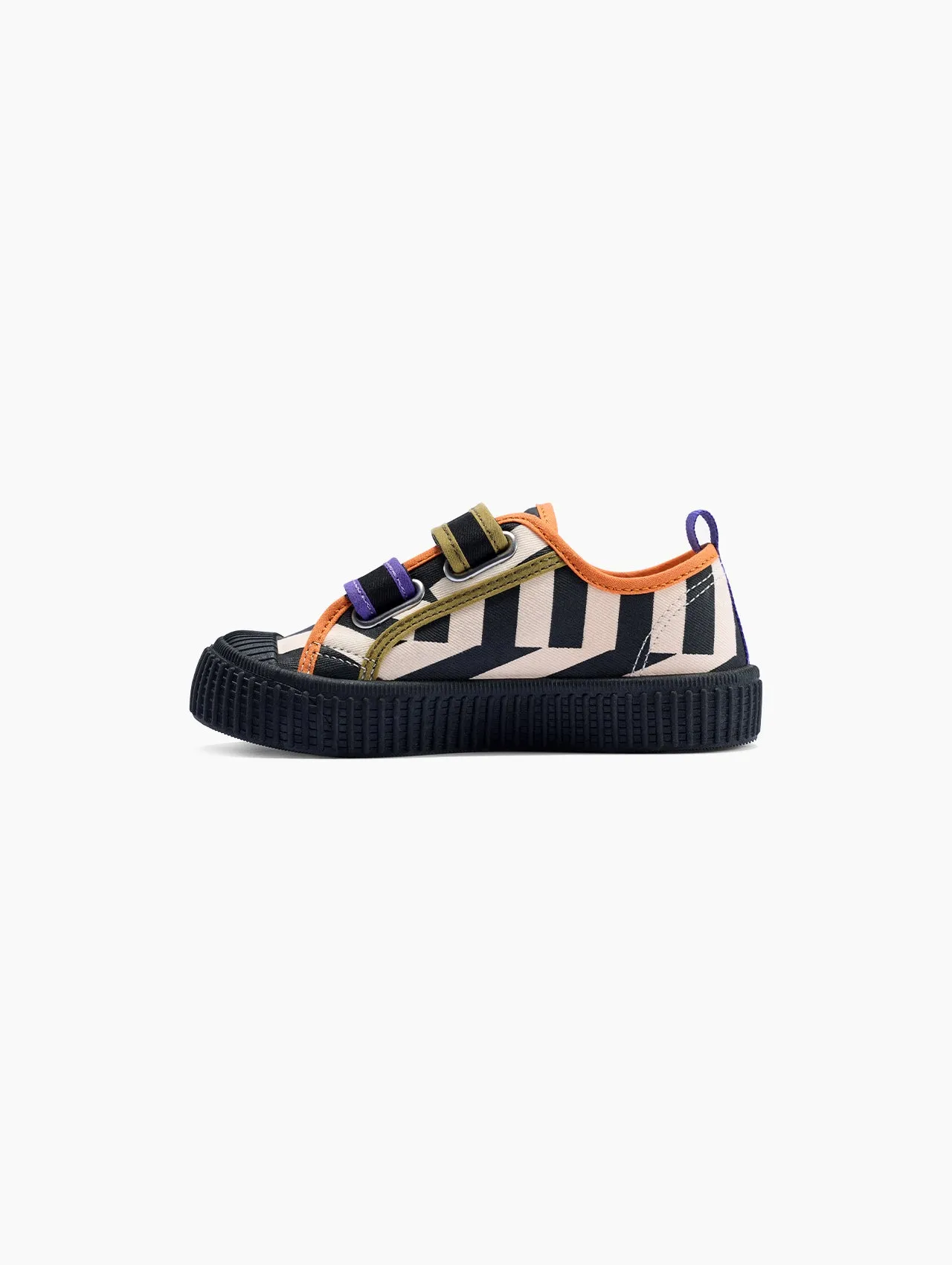 Lollipop Zebra Stripes Canvas Shoes