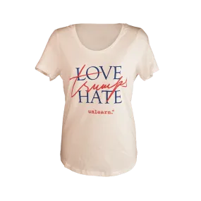 Love Trumps Hate - Scoop Neck T-shirt