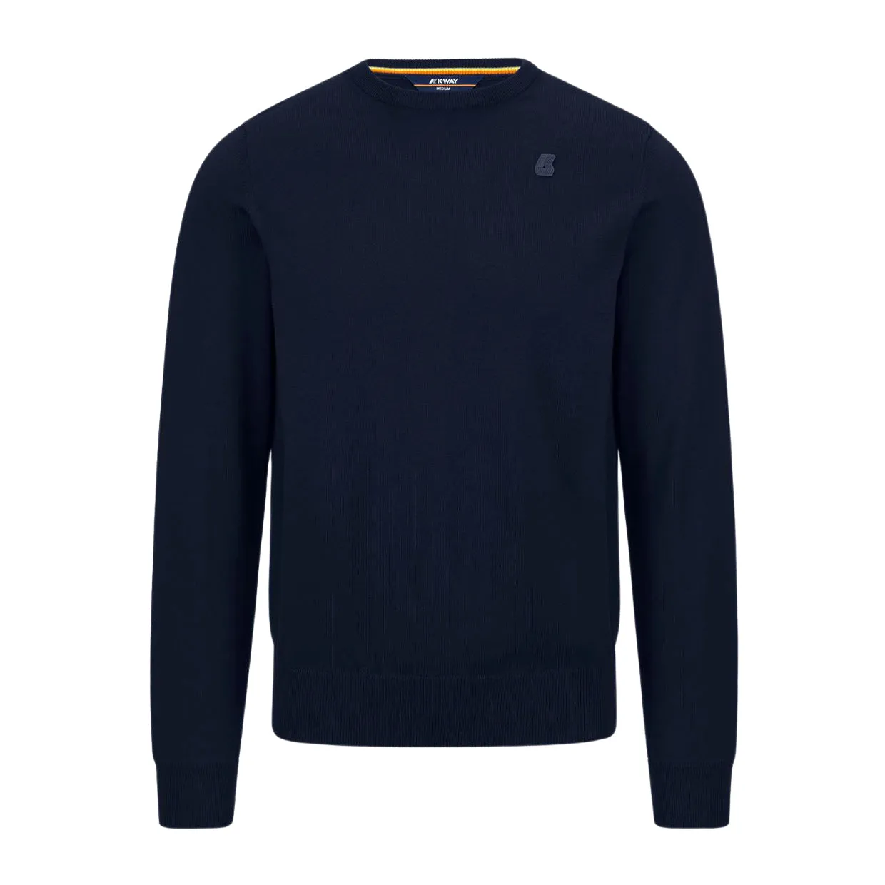 Maglione K-Way Auguste Plain Stitch Blu Navy