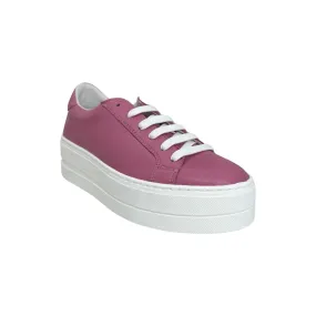 MAYA Pink/White Lace Up Trainer