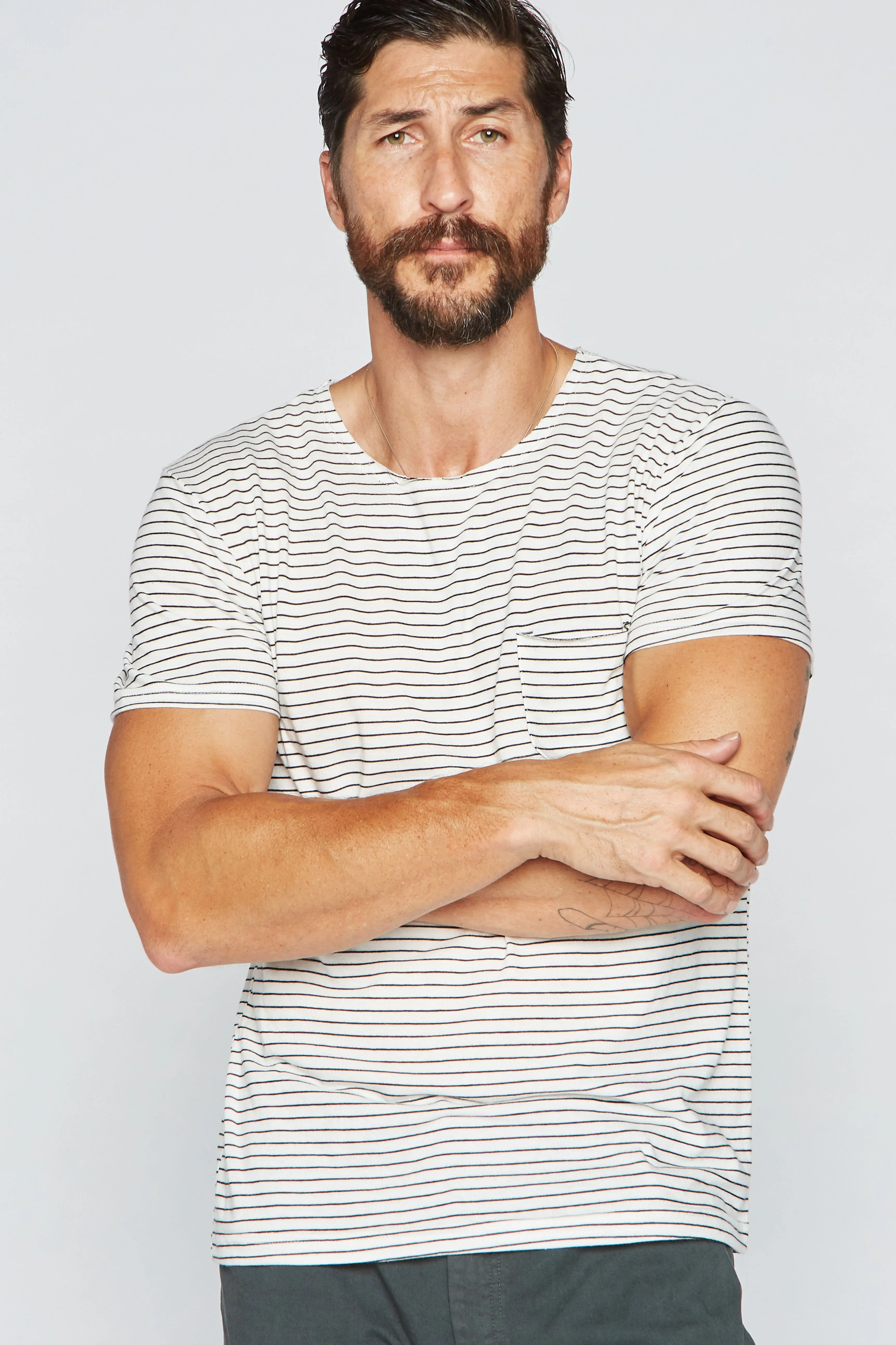 Men's Sailor Pocket Stripe Tee