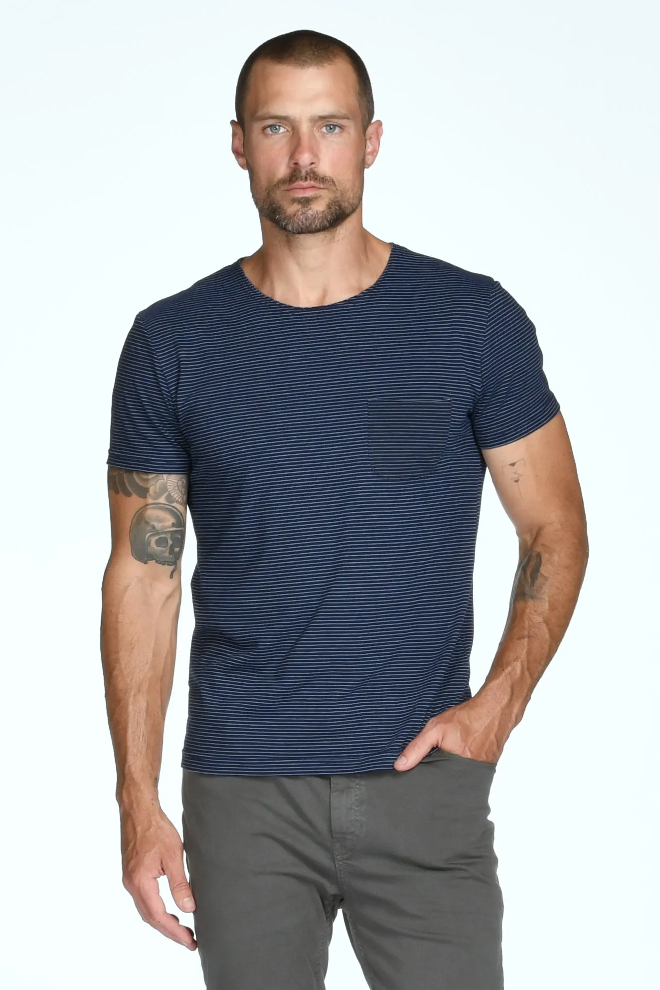 Men's Sailor Pocket Stripe Tee