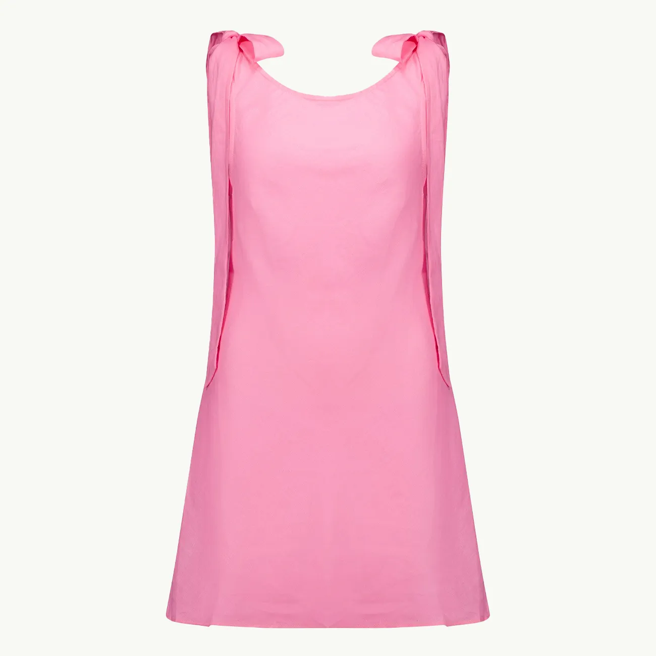 MINI WILMER DRESS BARBIE PINK LINEN