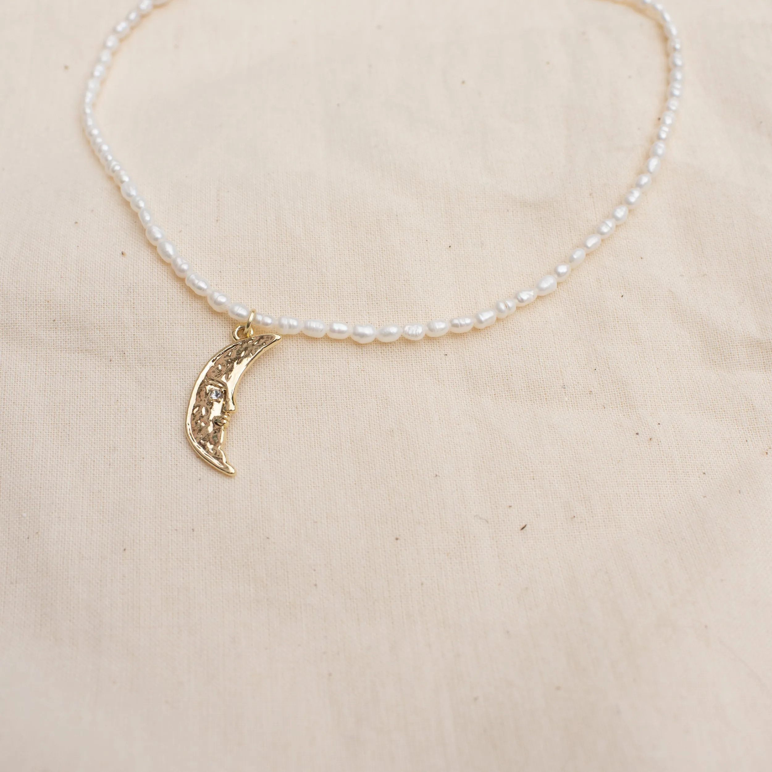 Moon and Stars Necklace