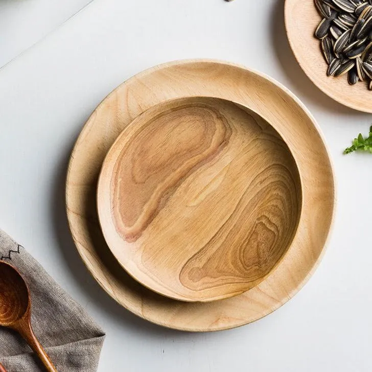 Natural Wood Plate