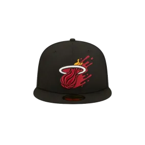 New Era Miami HEAT Splatter Fitted