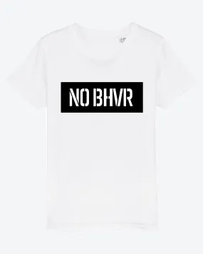 NO BHVR Kids Banner Tee (White)