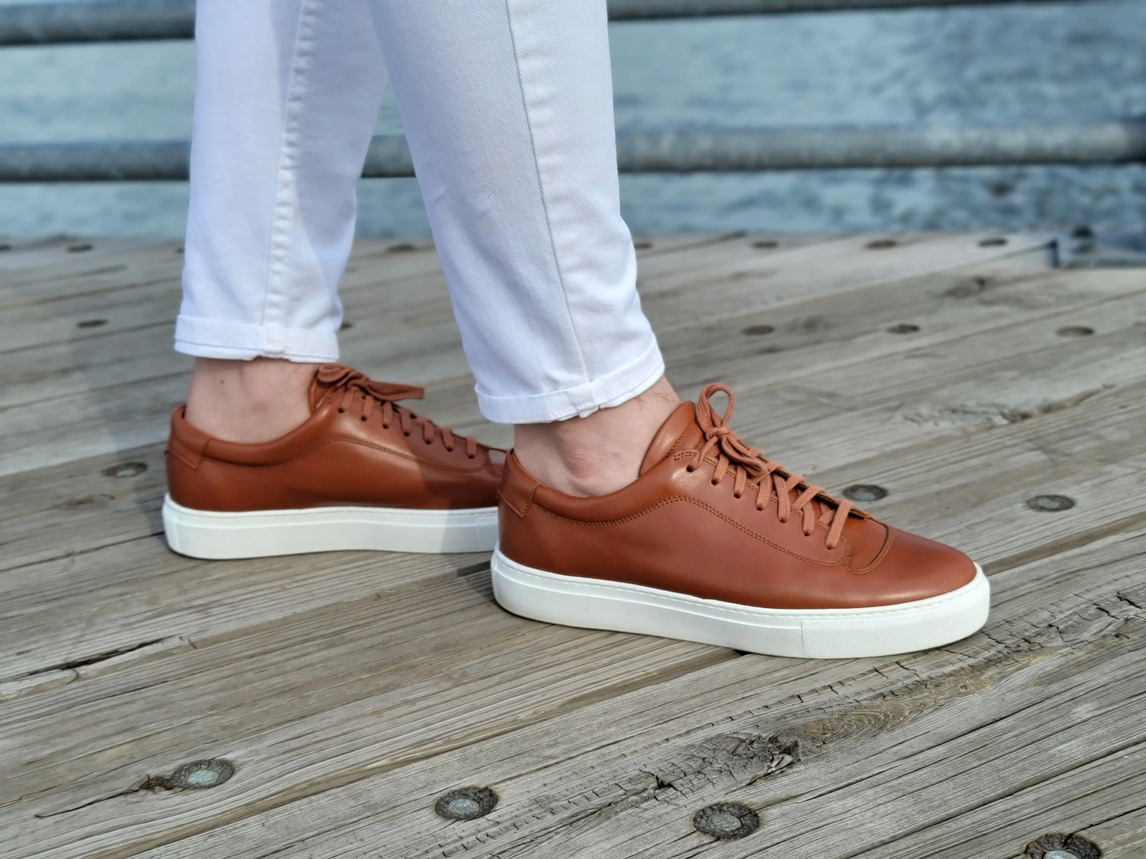 Olympia - Cedar Calf / White Sole