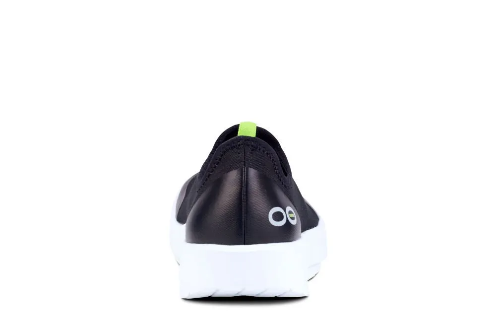 'OOFOS' Women's OOmg eeZee Low Shoe - White / Black