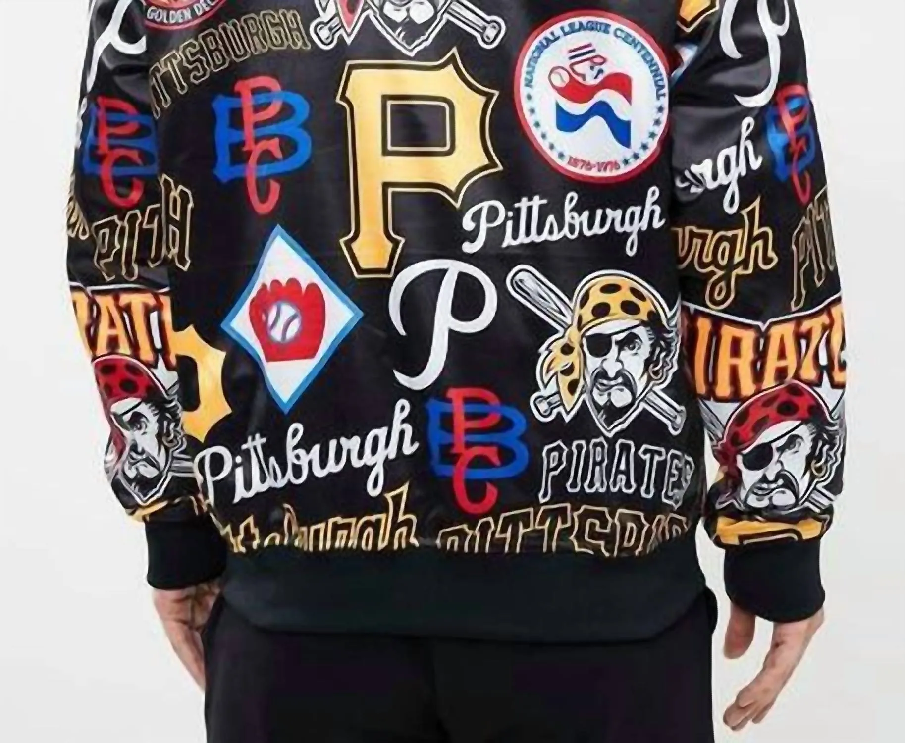 Pittsburgh Pirates Track Jacket In Black