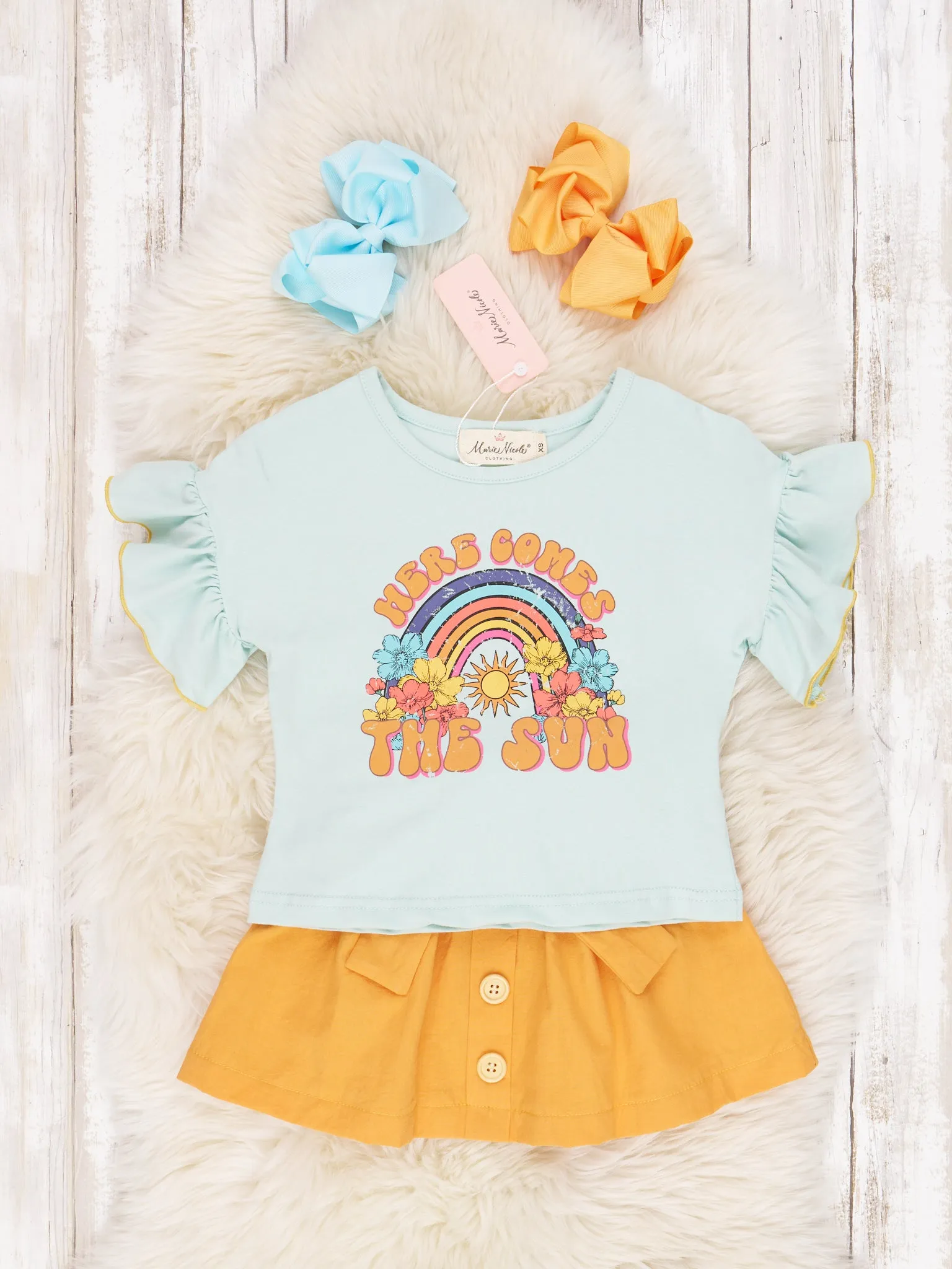 "Here Comes The Sun" Ruffle Outfit