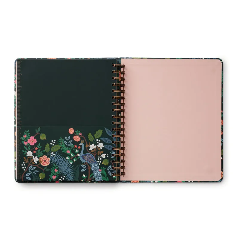 RIFLE PAPER CO. | 2024 17-Month Large Planner - Peacock