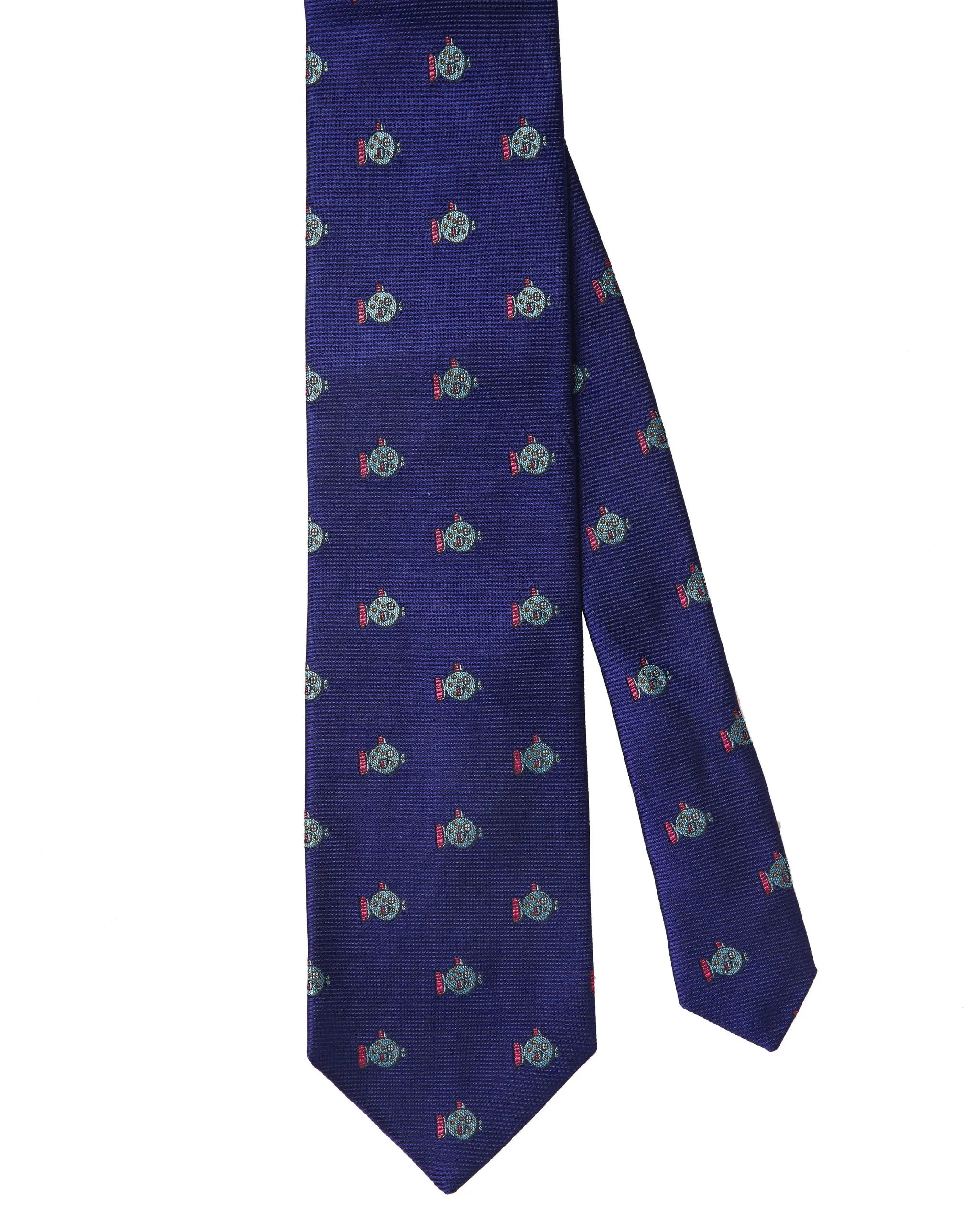 Robot Puffer Fish Ties