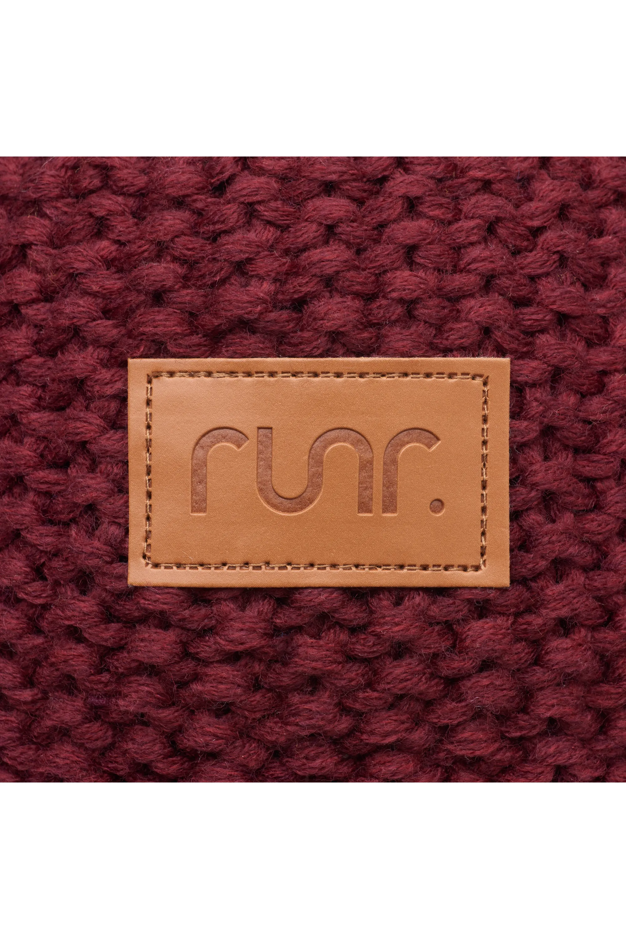 Runr Banff Headband With Faux Leather Label