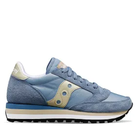 Scarpe Donna Saucony Sneakers Jazz Triple Light Blue - Gold