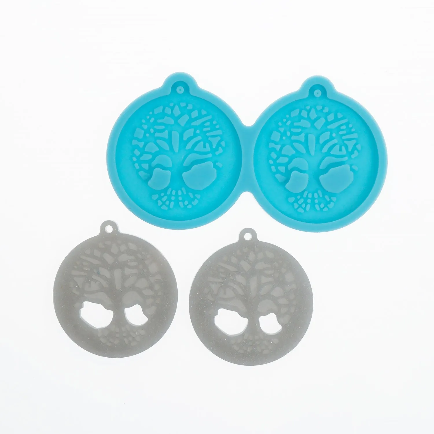 Silicone Earring Mold Life Tree Earring Mold Resin Jewerly Earring Charm DIY Resin Earrings 10369759