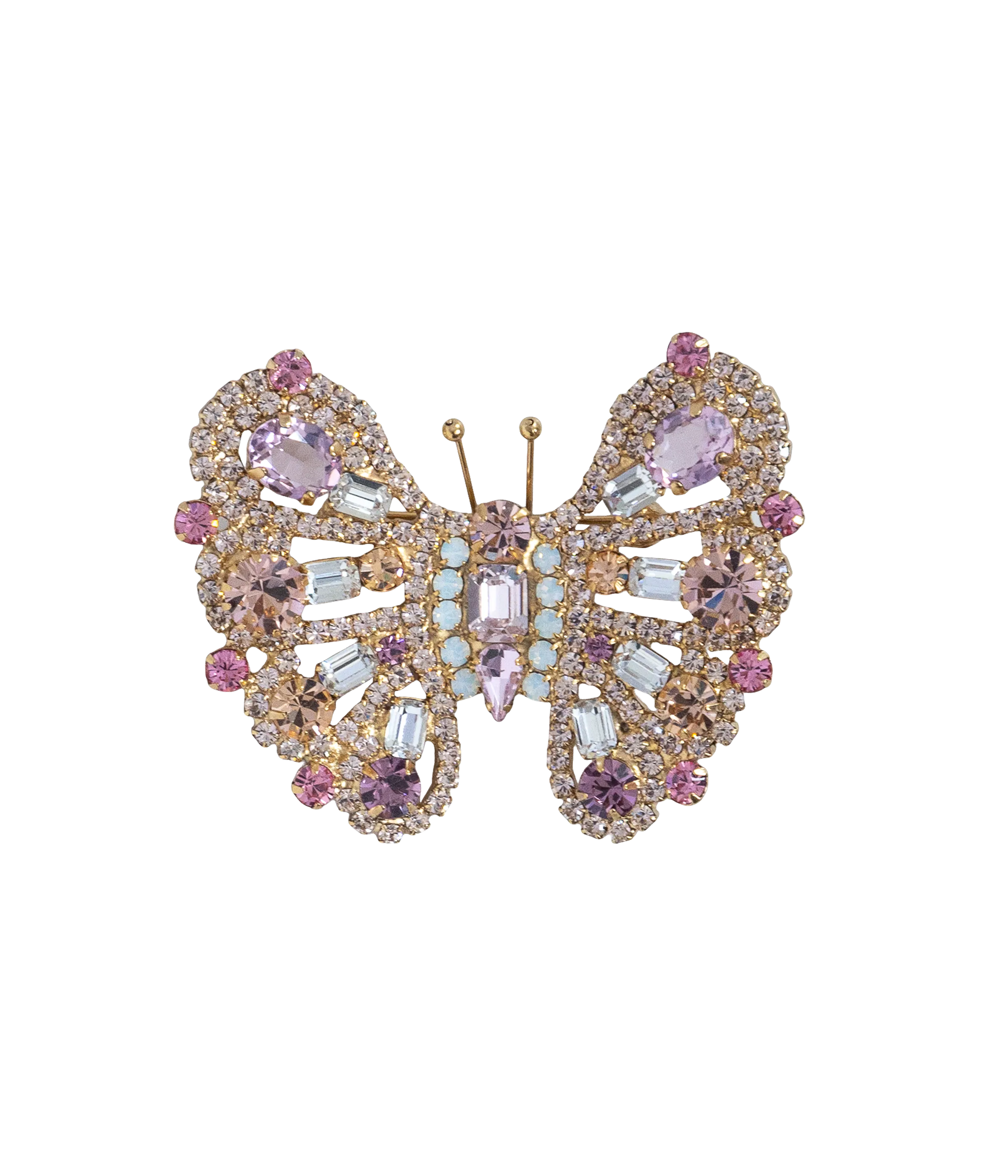 Small Butterfly in Light Amethyst / Light Peach / Rosaline