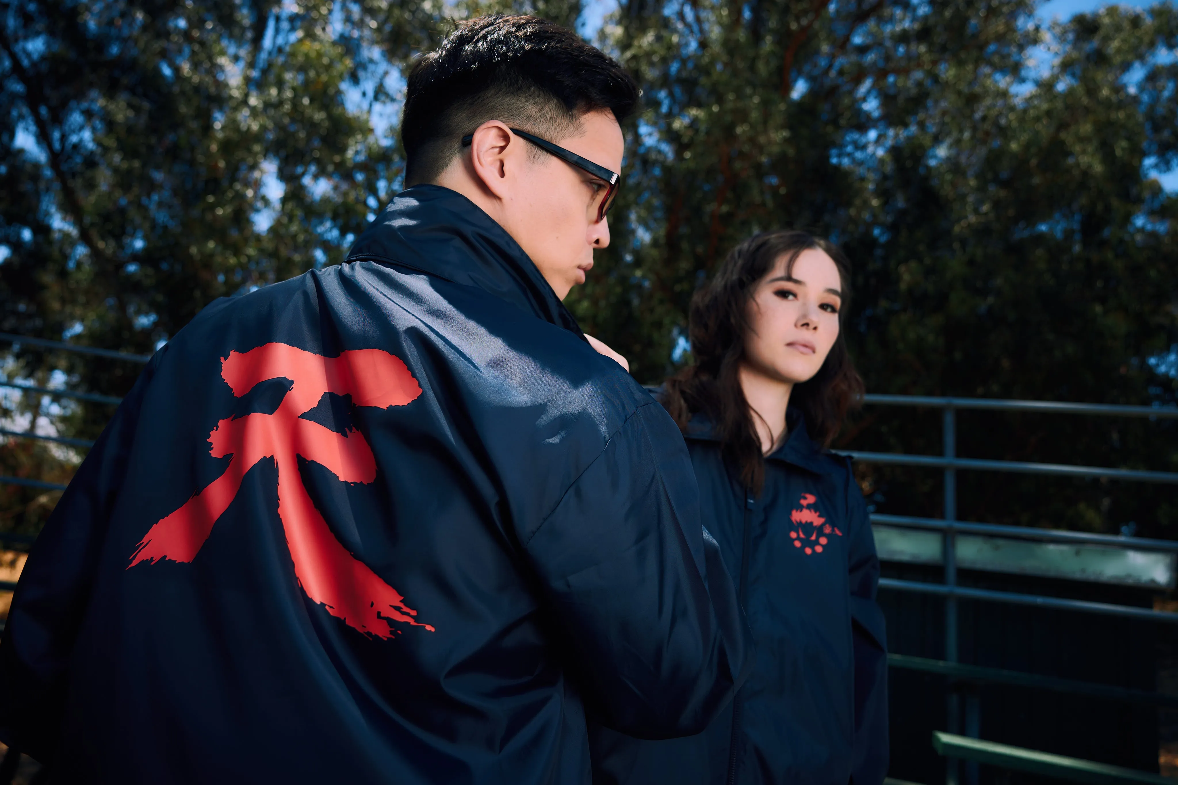 STREET FIGHTER - 'Akuma Heaven' Windbreaker - Navy