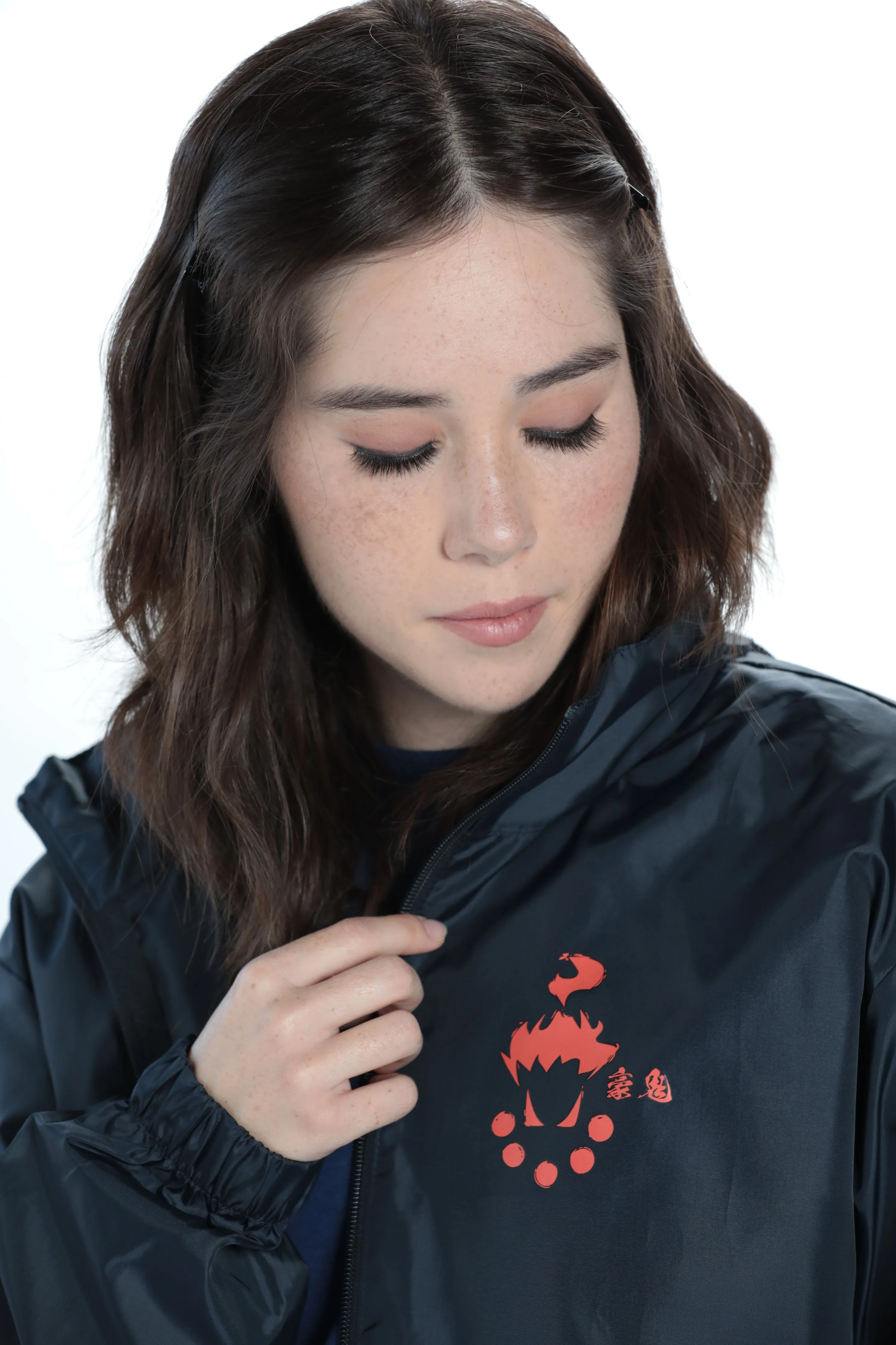 STREET FIGHTER - 'Akuma Heaven' Windbreaker - Navy