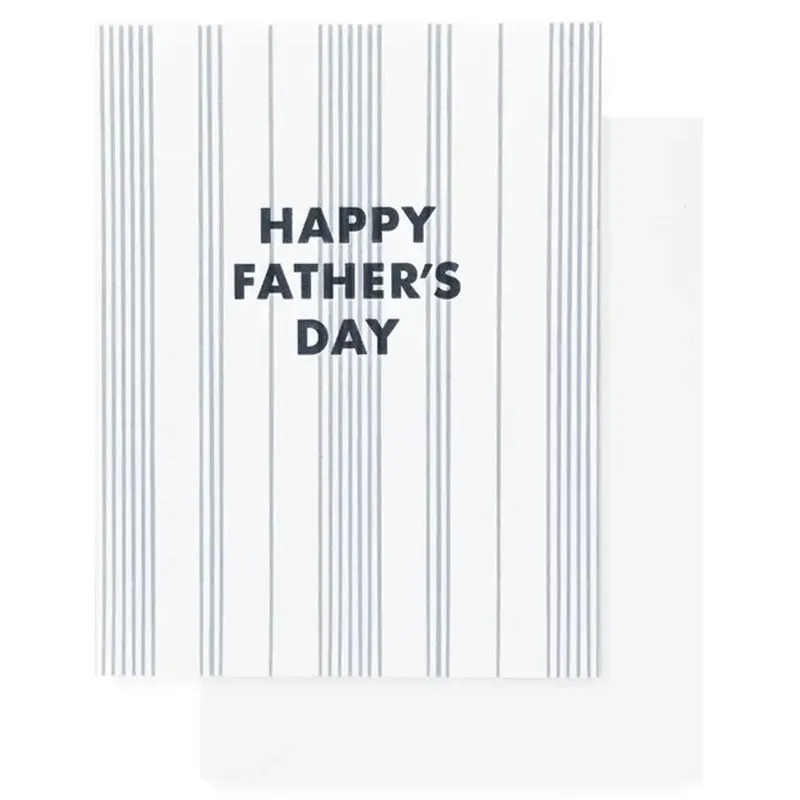 SUGAR PAPER | Happy Father's Day Striped Card