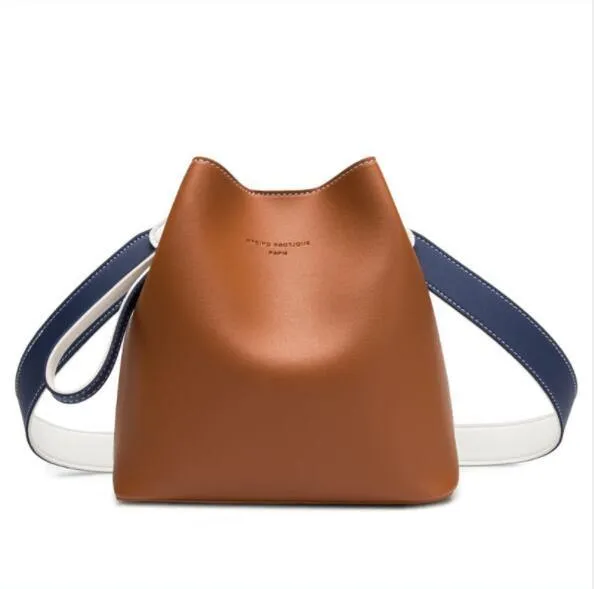 Summer Bucket PU Leather Shoulder Bag