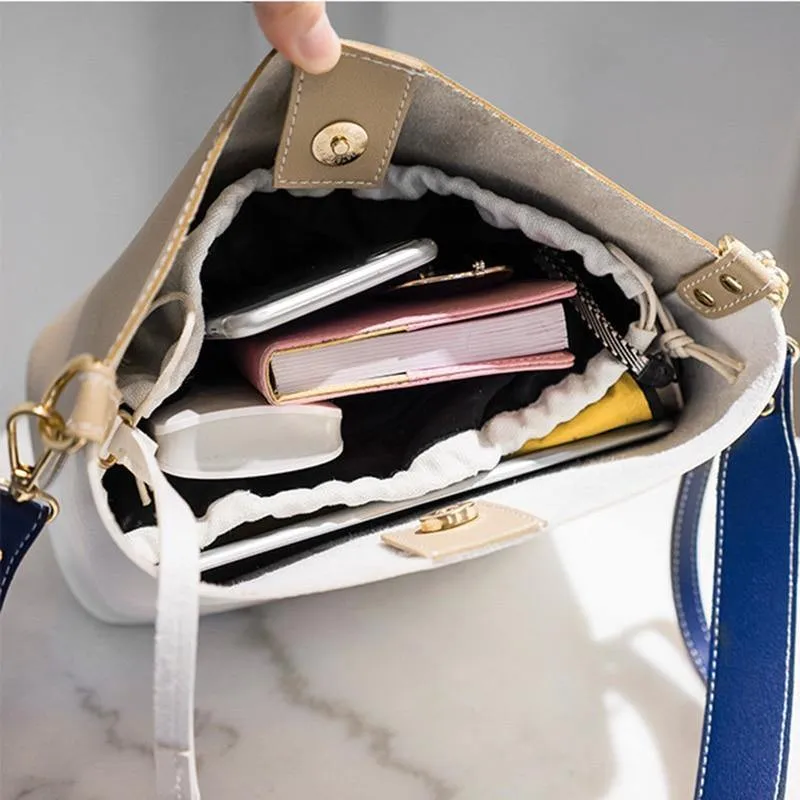 Summer Bucket PU Leather Shoulder Bag