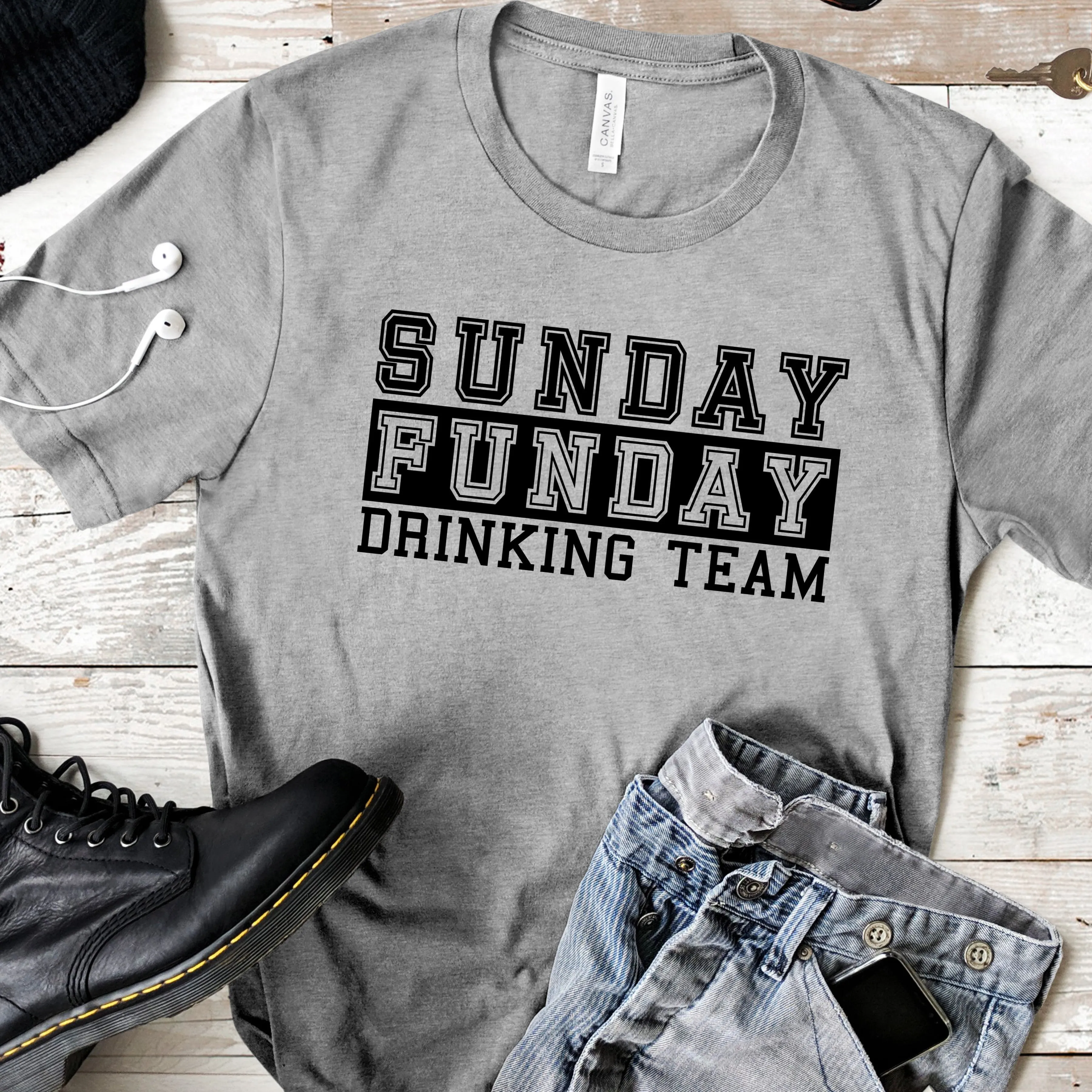 Sunday Funday Drinking Team | Funny Drinking Shirts