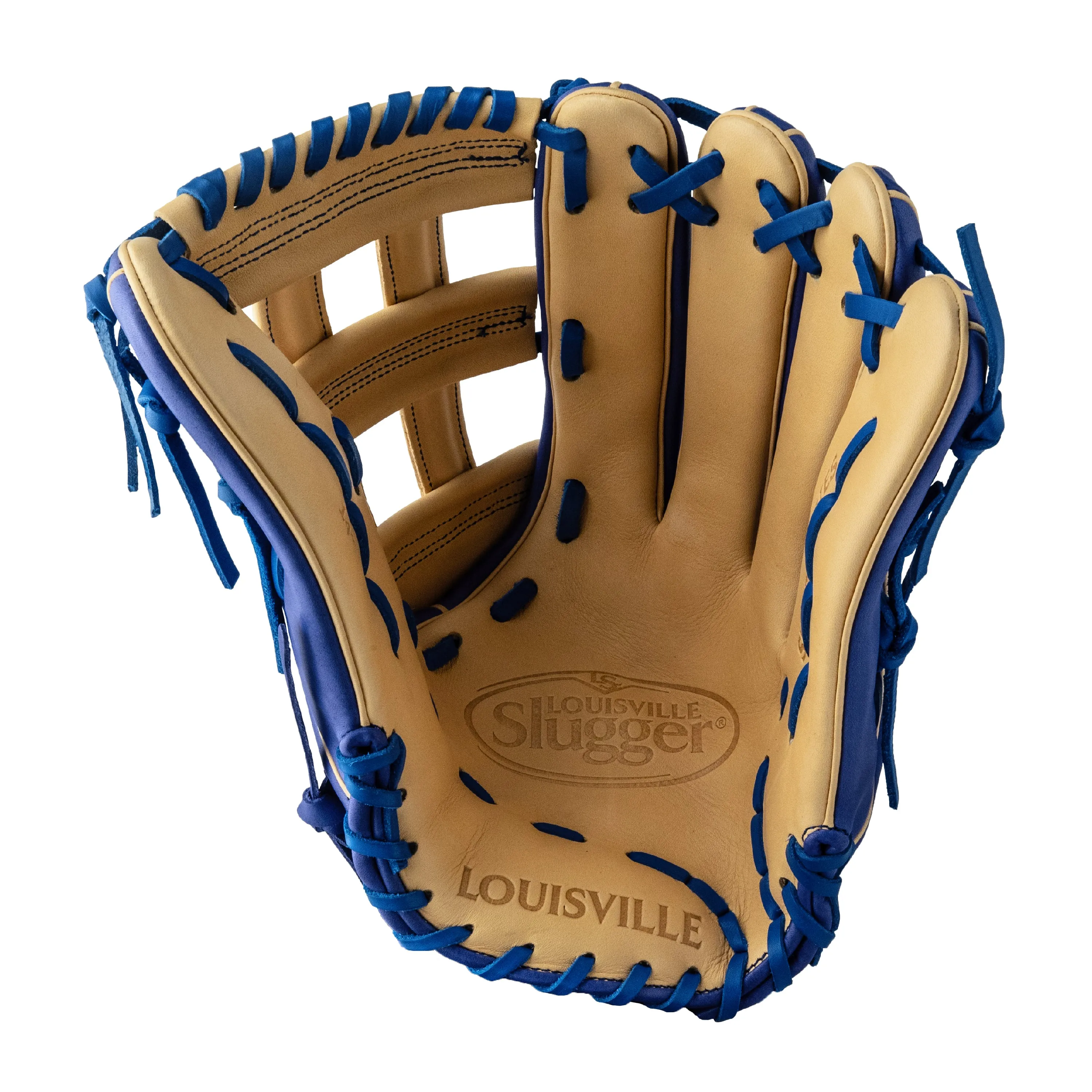 Super Z Slowpitch Fielding Glove 24 - Cream - Royal