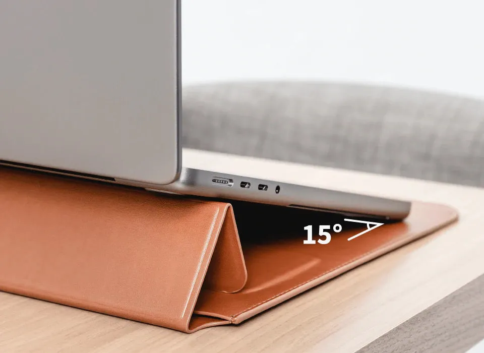 SwitchEasy EasyStand Leather MacBook Sleeve