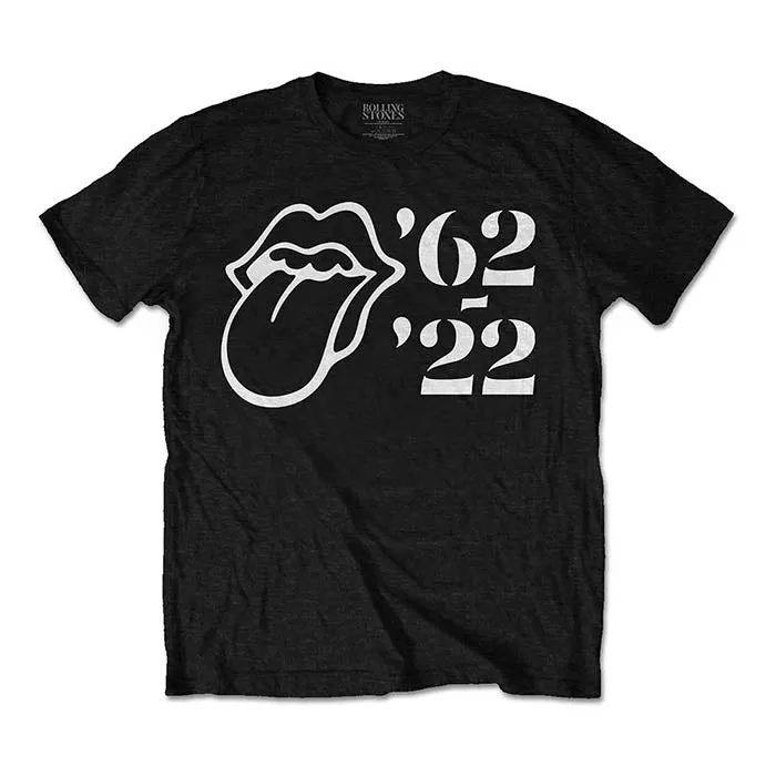 The Rolling Stones Sixty Outline '62 - '22 T-shirt