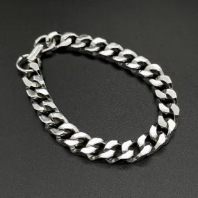 【USA輸入】ヴィンテージ TRIFARI シルバートーン チェーン ブレスレット/Vintage TRIFARI Silver Chain Bracelet