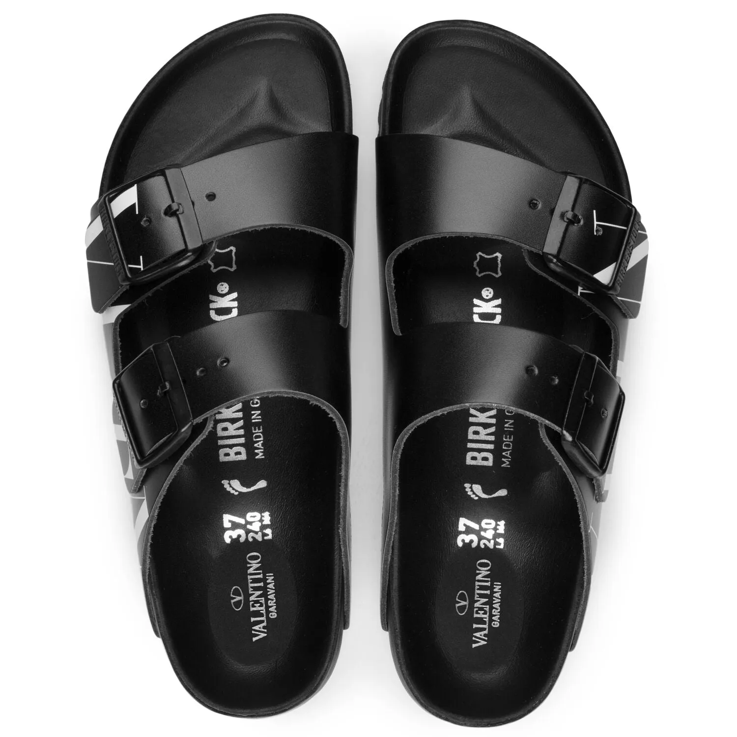 Valentino Garavani X Birkenstock 1774 Mens's Arizona Sandals - VLTN BLACK