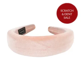 Vicky Velvet Pale Pink Hairband - Sample