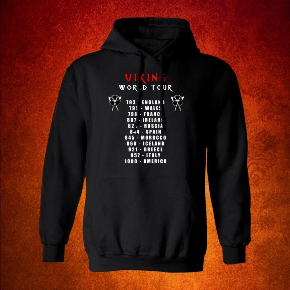 Viking World Tour Black Hoodie