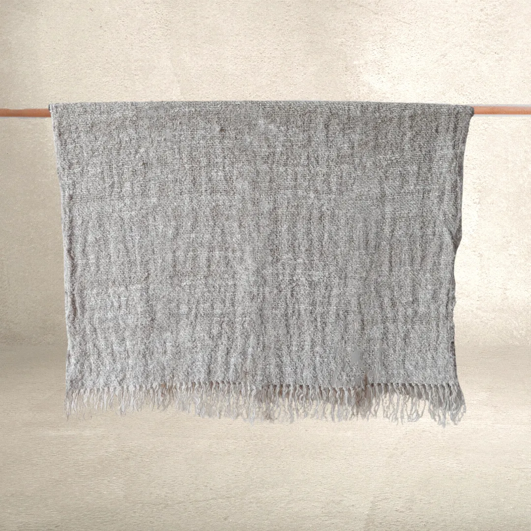 WABI LINEN THROW | NATURAL