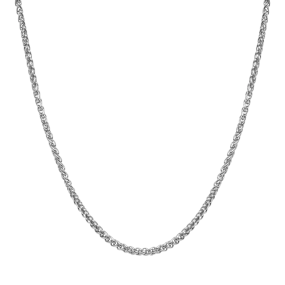 Wheat Chain - White Gold