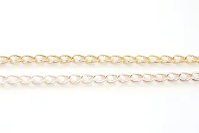 Wholesale Gold Filled Mariner Anchor Chain l Gold Filled or Sterling Silver 2.5mm 3.2mm Anchor Cable Chain l Permanent Jewelry